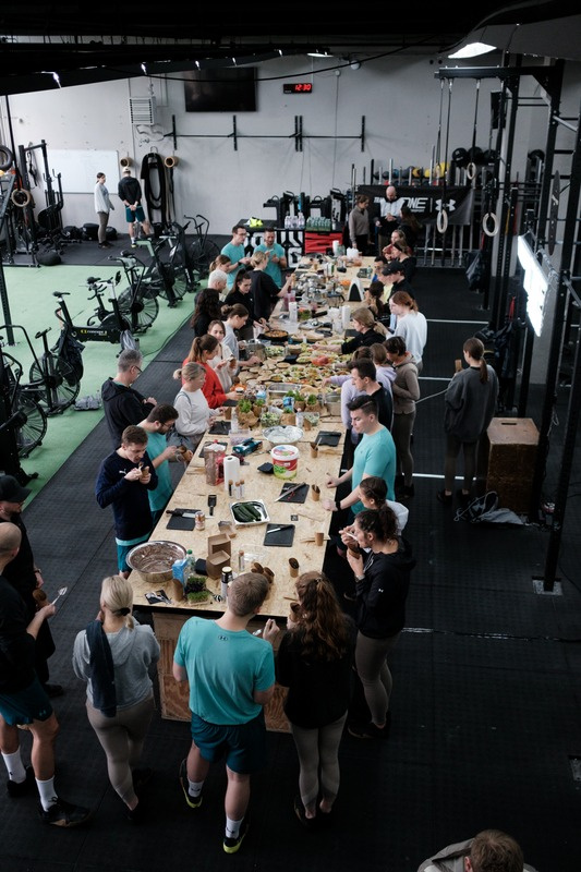 Live-Cooking-Event im CrossFit-Gym